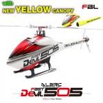 ALZRC - Devil 505 FAST FBL KIT - Silver-New Yellow Canopy